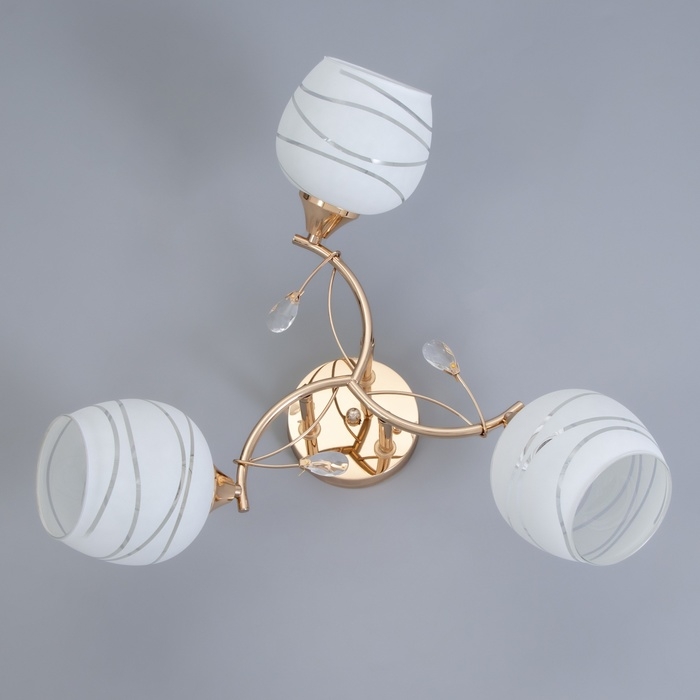 Люстра Люстра "Рафаэль" 3х60Вт Е27 Золото 56х56х22,5см