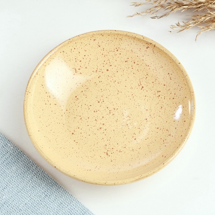 Блюдце Блюдце "Борисовское" малое, 10х2см, каракум