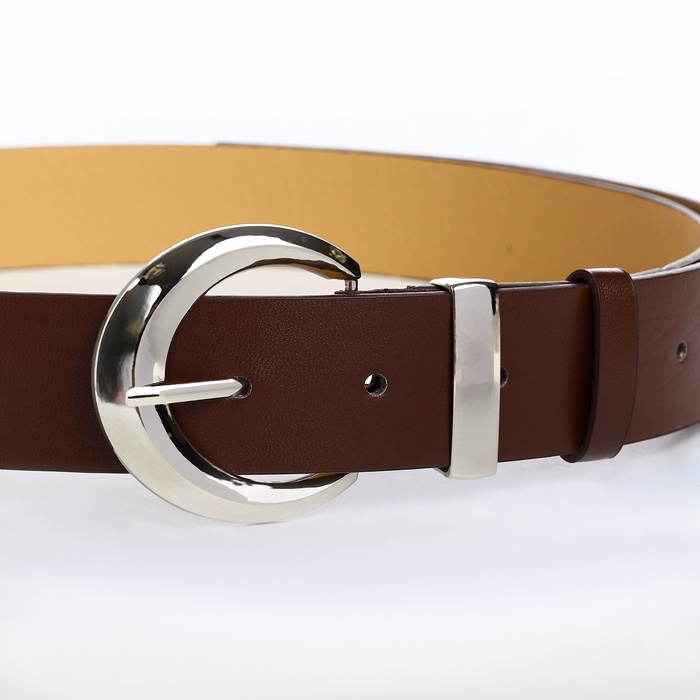 Ремень жен 06-01-02-01 Июнь2, 3,3*0,3*110 см, винт,пряжка металл, 1 прокол, коричневый Ремень жен 06-01-02-01 Июнь2, 3,3*0,3*110 см, винт,пряжка металл, 1 прокол, коричневый