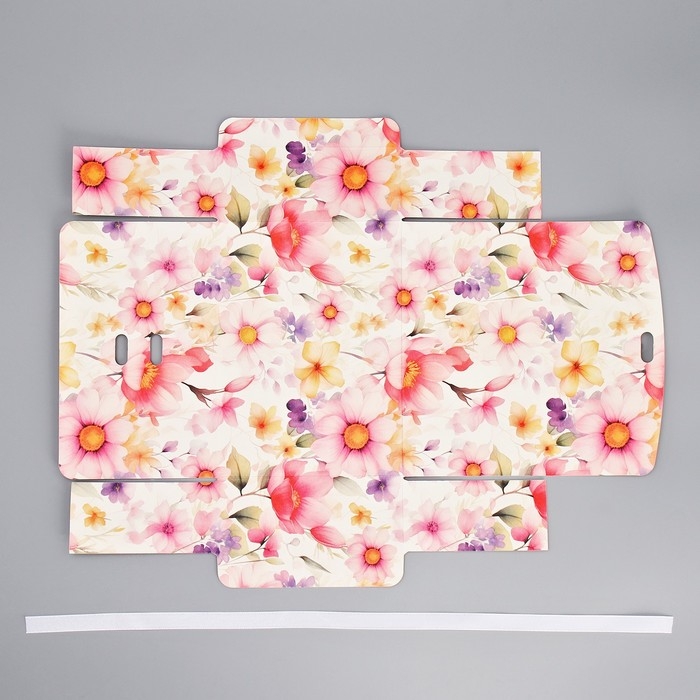 Коробка подарочная складная двухсторонняя, упаковка, «With love», 16.5 х 12.5 х 5 см Коробка подарочная складная двухсторонняя, упаковка, «With love», 16.5 х 12.5 х 5 см