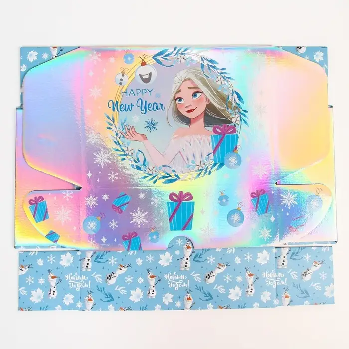 Подарочная коробка «Новый год» 31х22х9.5 см, Холодное сердце Подарочная коробка «Новый год» 31х22х9.5 см, Холодное сердце