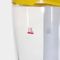 Башня пивная &laquo;Вавилон&raquo;, 3 л, колба для льда, подсветка, батарейки cr 2032, пластик, жёлтая