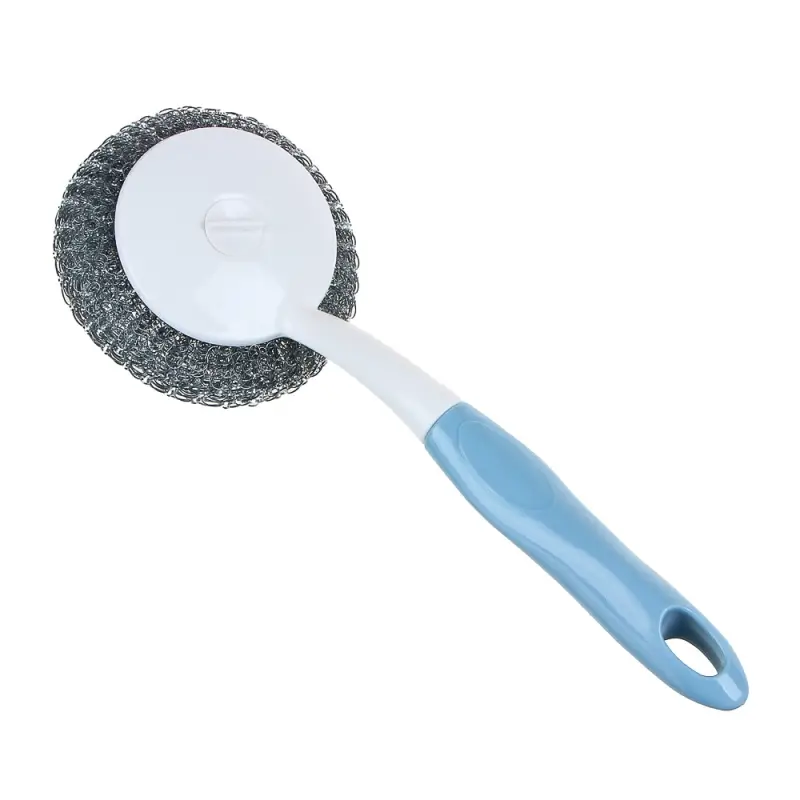 Губка для мытья посуды с ручкой тм VETTA, 25,5x9,5x6,5см, металл, пластик, 2 цвета