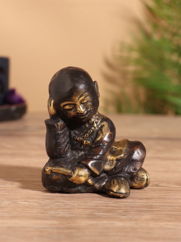 Сувенир бронза Сувенир бронза "Монах" 7х6х7 см