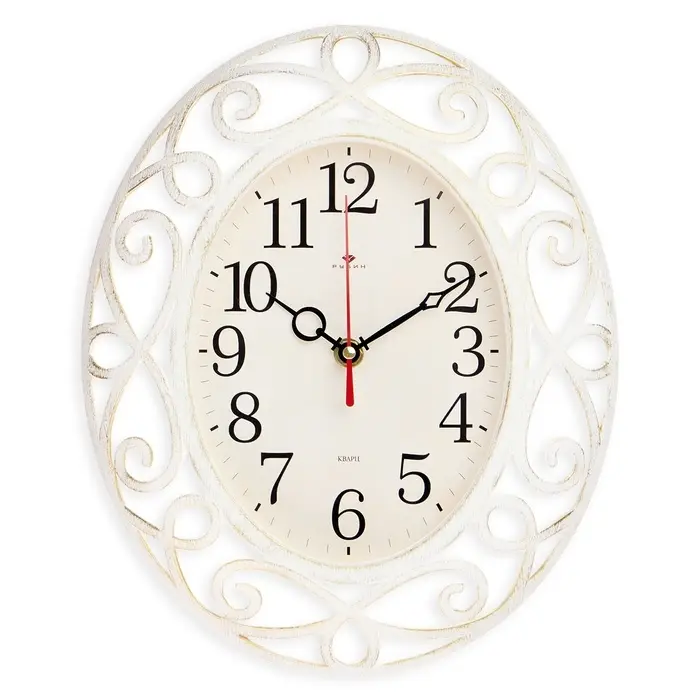Часы настенные интерьерные &laquo;Витки&raquo;, бесшумные, плавный ход, 31&times;26 см
