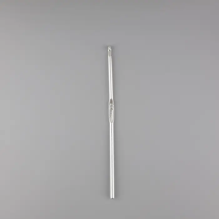 Крючок для вязания, с анодированным покрытием, d=4 мм, 15 см