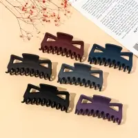 Крабик для волос &laquo;Классика&raquo;, геометрия матовый, 11 см, МИКС