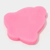 Молд для заливки новогодний &laquo;Колокольчик оленя&raquo;, силикон, 10&times;9&times;1.5 см, розовый