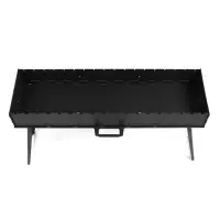 Мангал с ножками FIREGRILL, 114.7&times;37.5&times;72.3 см, 2 мм, длина жаровни 105 см