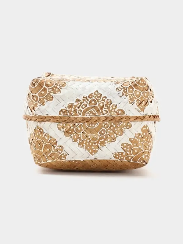 Корзинка плетёная &laquo;Манадо&raquo;, 16&times;16&times;12 см, бамбук, светлая