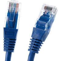 Патч-корд TWT TWT-45-45-1.0-BL UTP кат.5e, 1.0 м, синий