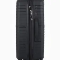 Чемодан на колёсах, 24", РР, кодовый замок, 43&times;26&times;66 см, серый