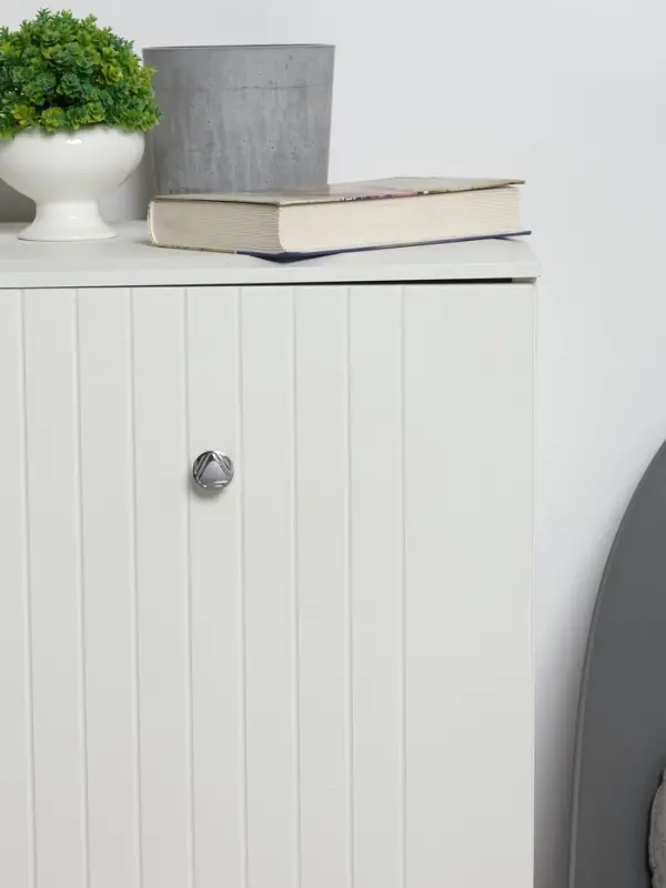 Ручка-кнопка ТУНДРА РК014CP, цвет хром