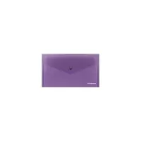 Папка-конверт на кнопке C6, 180 мкм, ErichKrause Vivid, глянцевая, полупрозрачная, микс