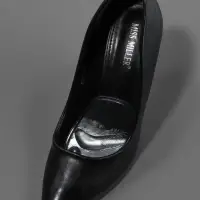 Полустельки для обуви, на клеевой основе, силиконовые, 9.5&times;6.5 см, пара, прозрачные