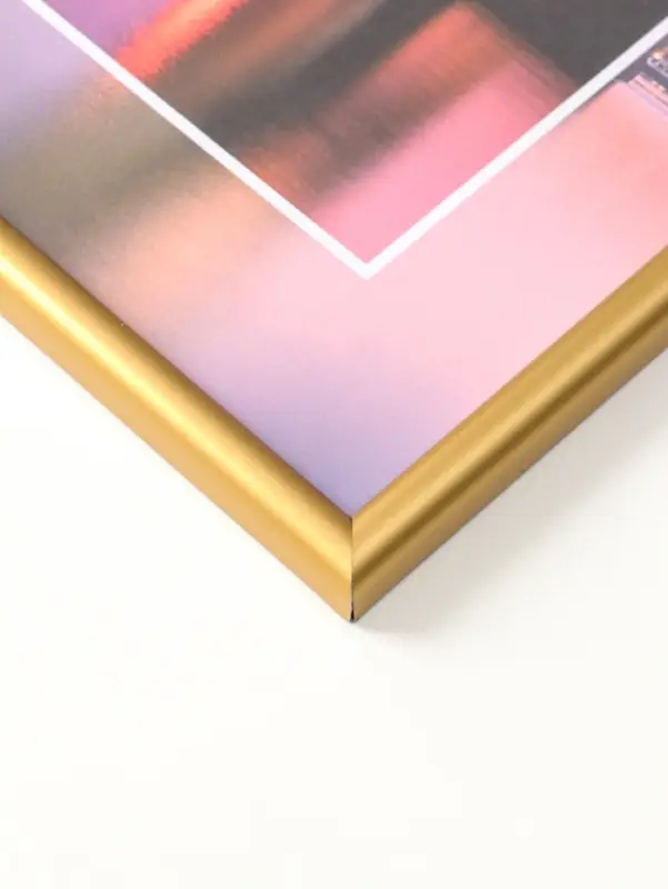 Фоторамка для фото "Vivo" 30х40 см,  набор 3 шт, (пластиковый экран), золото