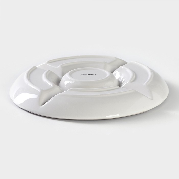 Менажница 5 ячеек Доляна «Зайка», d=26 см Менажница 5 ячеек Доляна «Зайка», d=26 см