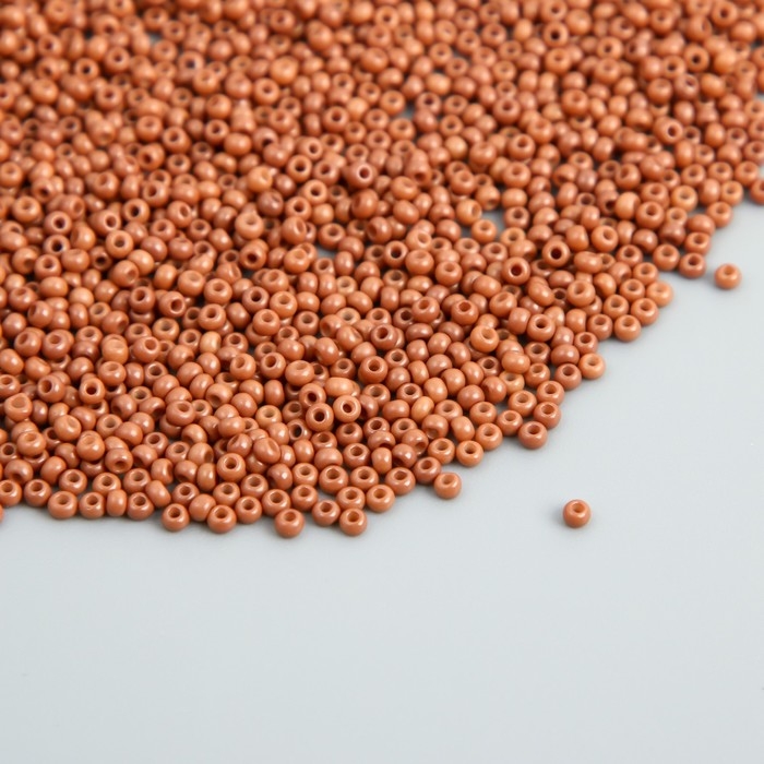 Бисер стекло 12/0  Бисер стекло 12/0 "Терракотовый" ровный №700 450 гр