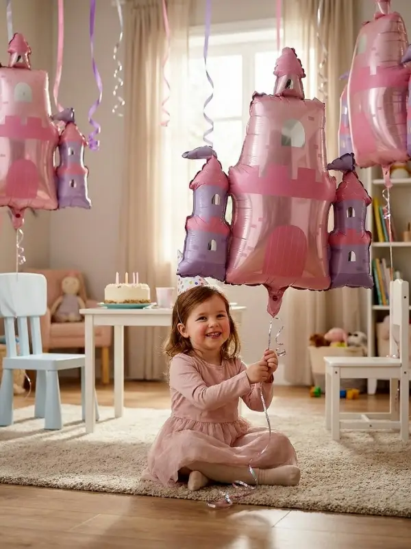 Воздушный шар фольгированный 30" "Замок"