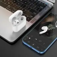 Наушники беспроводные Hoco EW43, TWS, вкладыши, Bluetooth 5.3, 40/300 мАч, белые