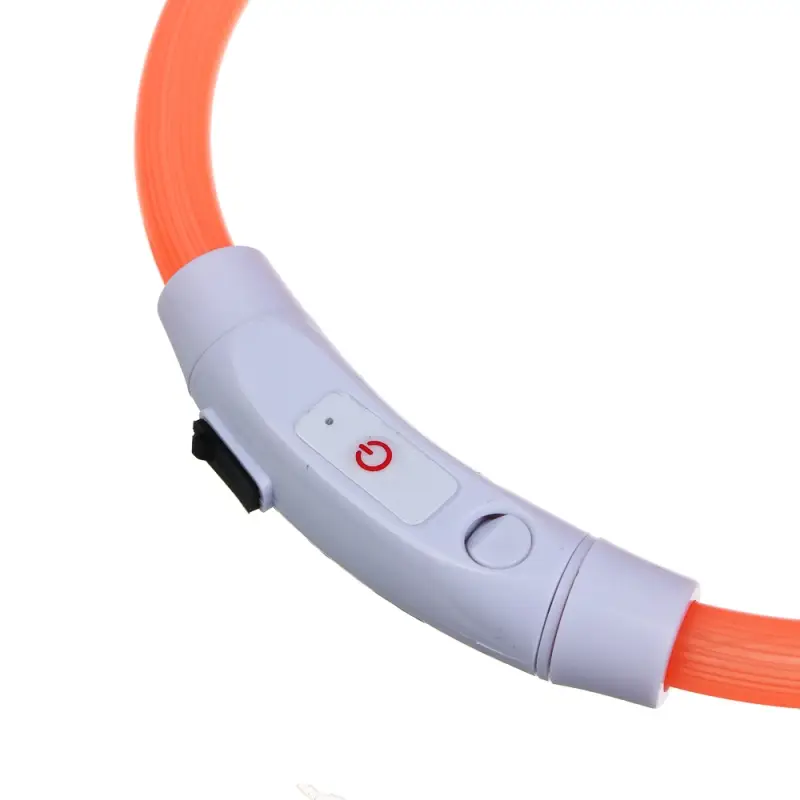 VETTA&nbsp;Ошейник&nbsp;светящийся&nbsp;с&nbsp;USB&nbsp;зарядкой,&nbsp;поливинилхлорид,&nbsp;ABS&nbsp;пластик,&nbsp;52,5 см