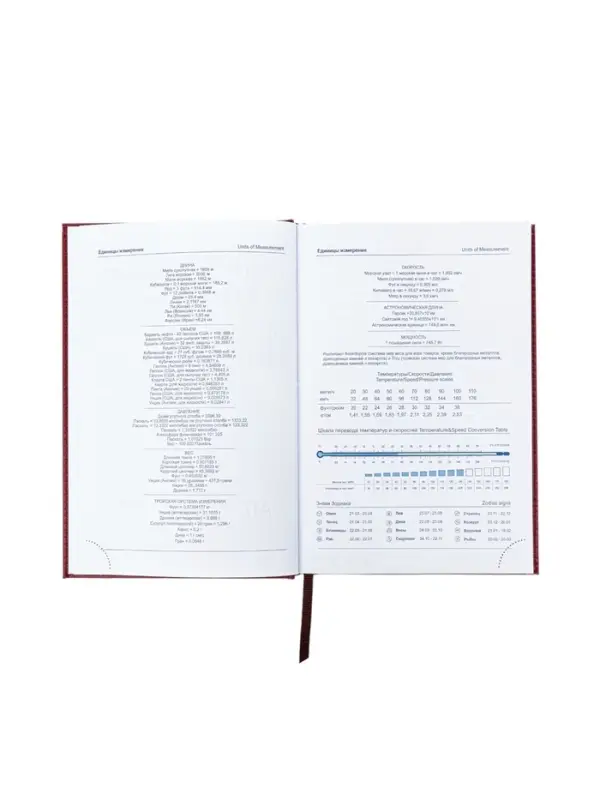 Ежедневник недатир А5 160л Небраска бордо