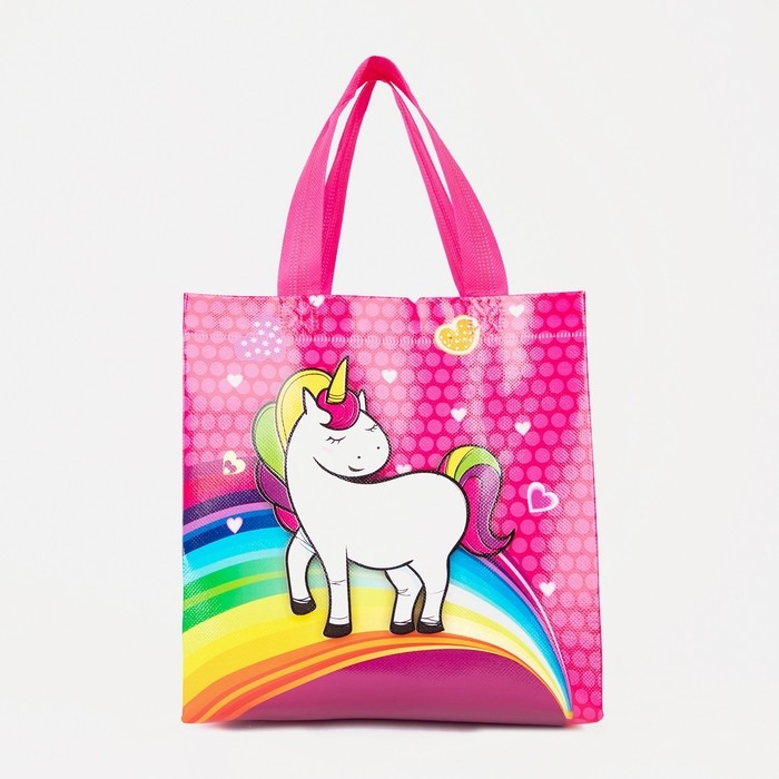 Сумка детская для девочки без молнии, цвет МИКС