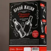 Подарочный набор &laquo;Яркой жизни&raquo;, гель для душа виски и кола, 2&times;250 мл, камни для виски, Чистое счастье