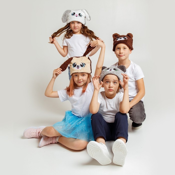 Карнавальная шапочка «Весёлые зверята: кошечка», р. 52–54 Карнавальная шапочка «Весёлые зверята: кошечка», р. 52–54