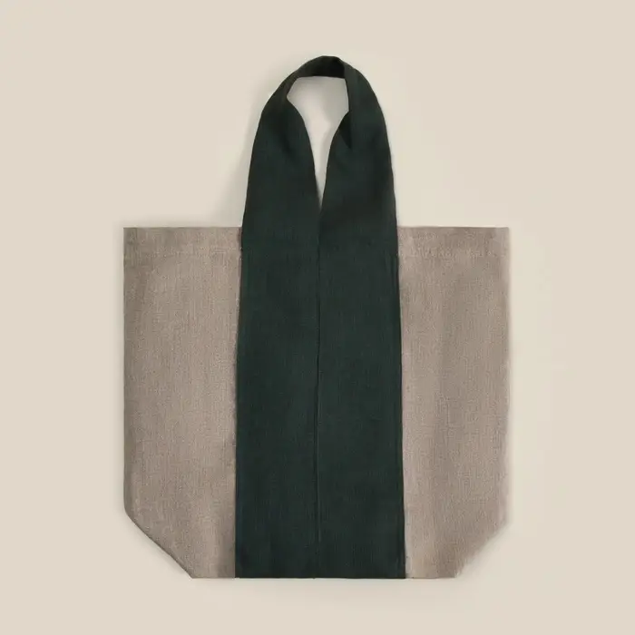 Сумка шоппер с ручками SL HOME Linen shopper, 50&times;50 см, 100% лён, 200 г/м2