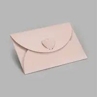 Конверт подарочный для сертификата, 10.5&times;7.2 см, перламутр, серебристый