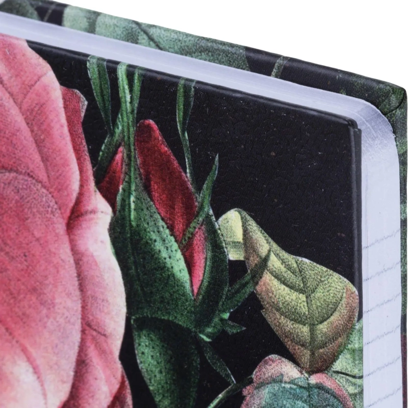 Бизнес-тетрадь, BS, А5, 120л., клетка, твердый, спираль. Flora, букет N4203