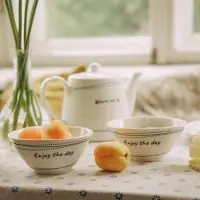 Салатники SL Home &laquo;Милый дом&raquo;, 250 мл, d=12 см, фарфор, набор 2 шт., белые