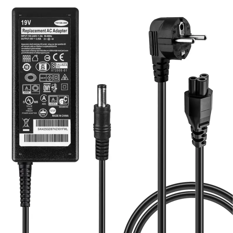 Блок питания TO 19V 3.95A 75W 5,5 x 2,5 (50шт/кор) Блок питания TO 19V 3.95A 75W 5,5 x 2,5 (50шт/кор)