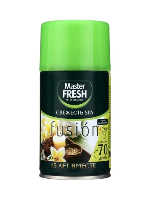 Освежитель воздуха Master FRESH GOLD, сменный баллон, Свежесть SPA, 250 мл