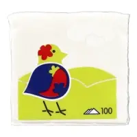Салфетка Птичка Белая 100 л 23*23