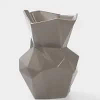 Ваза для цветов &laquo;Анхель&raquo;, 20&times;12 см, керамика, серая