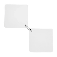 Блокнот SMART JOURNAL 70х70мм,110л,4 вида,отрывной блок на кольце 3-569