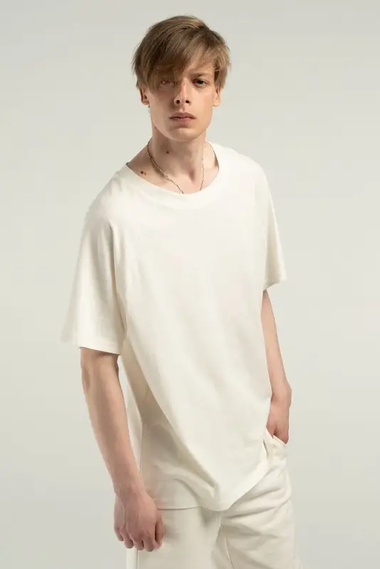 Футболка унисекс T2, молочно-белая, размер XS/S Футболка унисекс T2, молочно-белая, размер XS/S