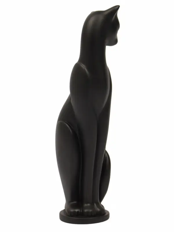 Фигурка гипс &laquo;Кошка Грация&raquo;, чёрная, 6&times;7&times;23 см
