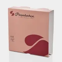 Пивные стаканы Paşabah&ccedil;e Pub, 415 мл, набор 2 шт., стекло, прозрачные