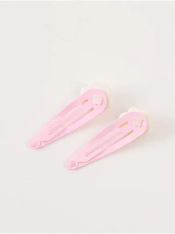 Заколка для волос «Лапки» розовые 2 шт, Коты аристократы Заколка для волос «Лапки» розовые 2 шт, Коты аристократы