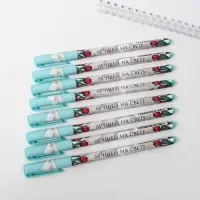 Ручка шариковая, синяя паста, 0.7 мм, с колпачком, пластик софт-тач «Лучшей на свете»