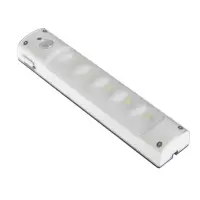Светильник светодиодный с датчиком движения, 5 LED, 2 Вт, от батареек 3хAAA, 6500К, свечение холодное белое