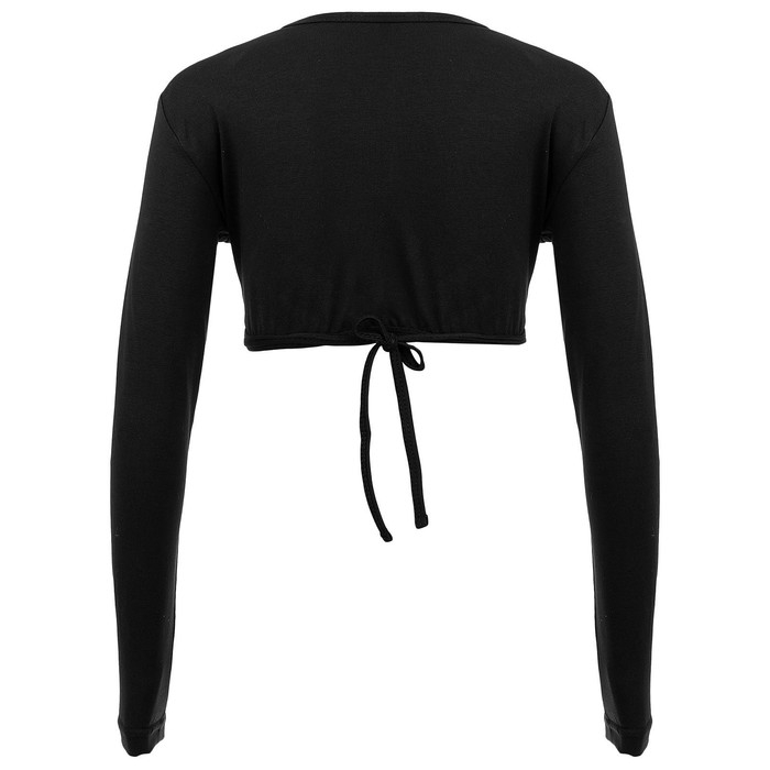 Болеро для гимнастики и танцев Grace Dance, р. 30, цвет чёрный Болеро для гимнастики и танцев Grace Dance, р. 30, цвет чёрный