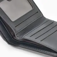 Кошелёк женский на кнопке, 11.5&times;2&times;9 см, комбинированный, серый