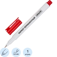 Маркер перманентный ATTACHE красный 0,5 мм