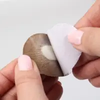 Пяткоудерживатели для обуви, на клеевой основе, дышащие, 10×4 см, пара, бежевые