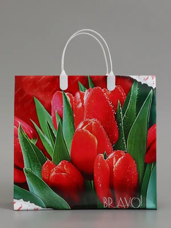 Пакет &laquo;Браво&raquo;, мягкий пластик, 30&times;30 см, 150 мкм