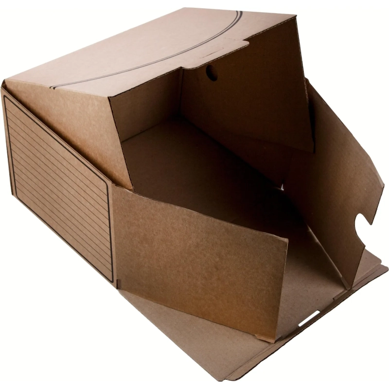 Короб архивный  гофрокартон бурый 320x200x240 мм (5 шт/уп.)